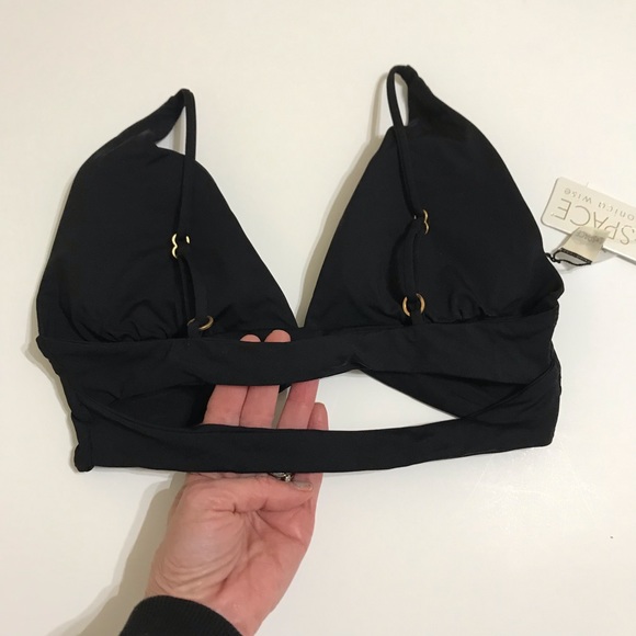 NWT L Space Black 2 Piece Bikini - Picture 7 of 7